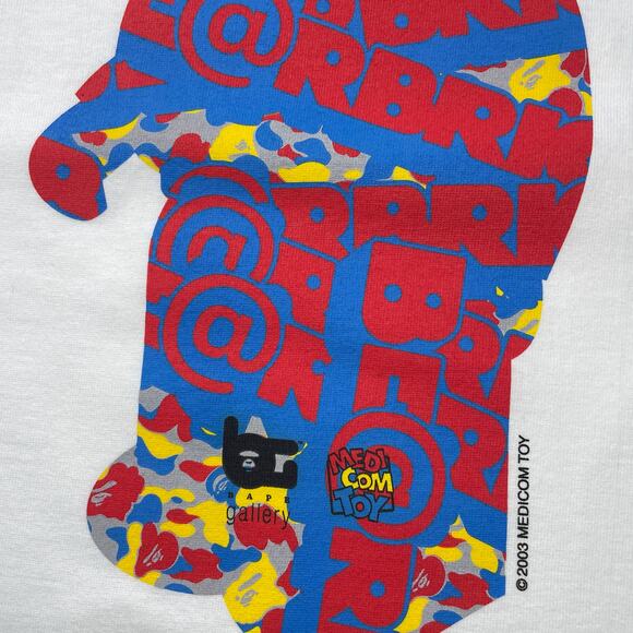 BAPE Gallery x Medicom Toy 2003 Tee - Rare OG Collab - Picture 4 of 11
